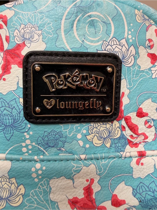 Pokémon x Loungefly Aqua Goldeen Mini Backpack *retired*